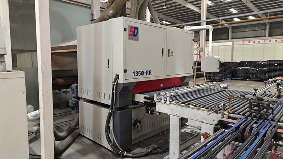 Metalworking Wide Belt Drum Sander With Control Panel / Motor Load Meter