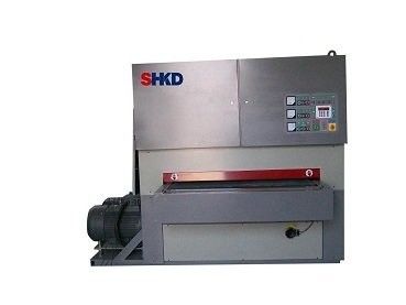 Small Footprint Metal Deburring Machine Wide Belt Sander For Metalworking